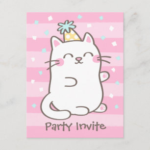 Cartes d'invitation pour l'anniversaire de filles 