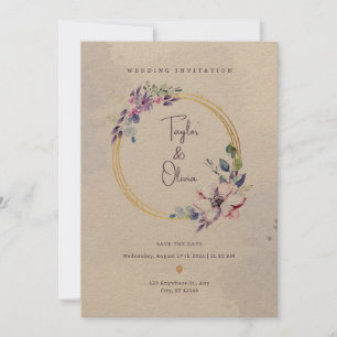Cartes d'invitation pour l'anniversaire du mariage
