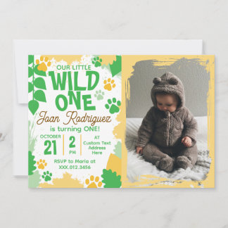 Cartes d'invitation pour le 1er anniversaire de Wi