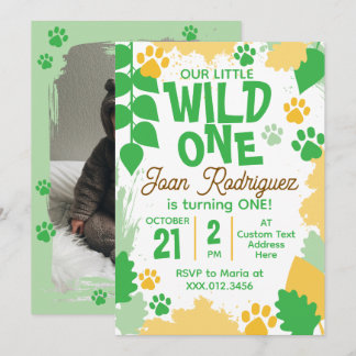 Cartes d'invitation pour le 1er anniversaire de Wi