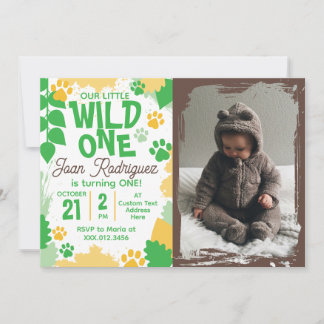 Cartes d'invitation pour le 1er anniversaire de Wi