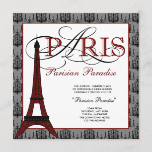 Cartes d'invitation pour le bal de promo à Paris
