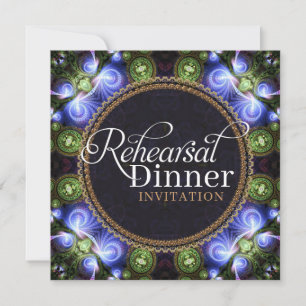 Cartes d'invitation pour le dîner de répétition de