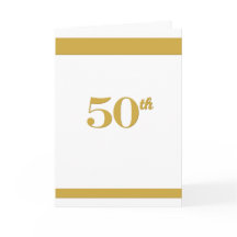 Cartes d'invitation pour les 50 ans/anniversaire d