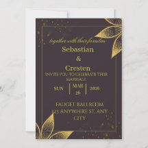 Cartes d'invitation pour mariage