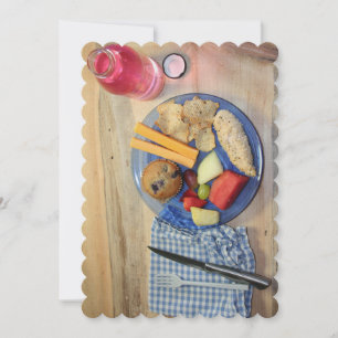 Cartes d'invitation pour pique-nique smörgasbord