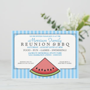Cartes d'invitation pour réunion de famille tranch