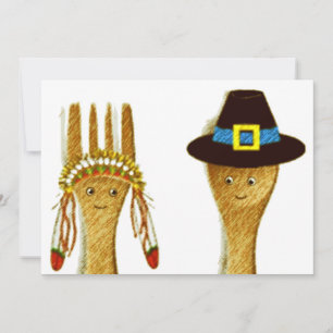 Cartes d'invitation pour Thanksgiving
