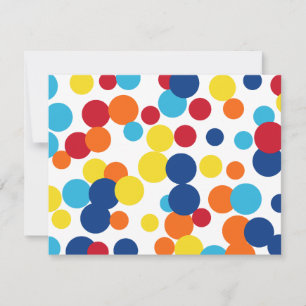 Cartes d'invitation pour une fête d'anniversaire a