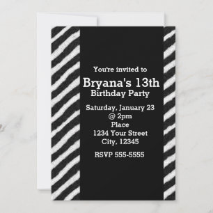Cartes d'invitation pour une fête d'anniversaire c