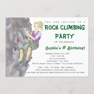 Cartes d'invitation pour une fête d'anniversaire d