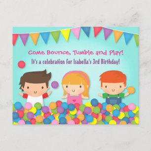 Cartes d'invitation pour une fête d'anniversaire d