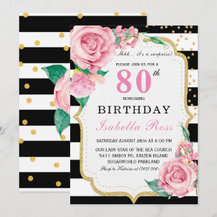 Cartes d'invitation pour une fête d'anniversaire d