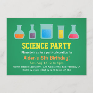 Cartes d'invitation pour une fête d'anniversaire d