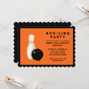 Cartes d'invitation pour une fête d'anniversaire H