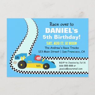 Cartes d'invitation pour une fête d'anniversaire s