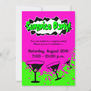 Cartes d'invitation pour une fête d'anniversaire s