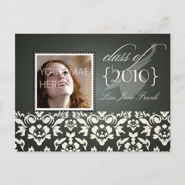 Cartes d'invitation pour une fête de remise de dip (Devant)