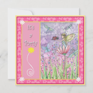 Cartes d'invitation pour une fête féerique douce