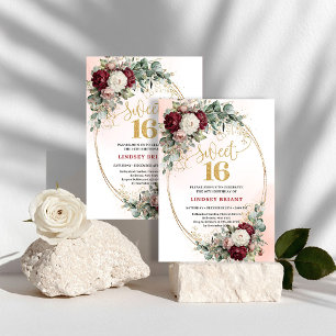 Cartes d'invitation Romantiques Bohémiens Bourguig