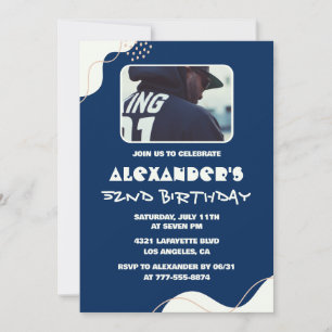 Cartes d'invitation simples pour les 52 ans Hommes