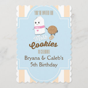 Cartes d'invitation vintage pour fête d'anniversai