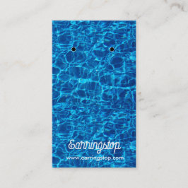 Cartes d'oreille Blue Water Design