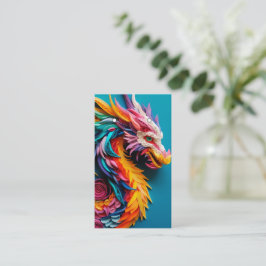 Cartes d'oreille Motif Dragon 3D