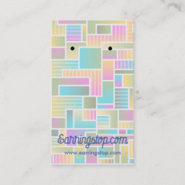 Cartes d'oreille Pastel Abstraites