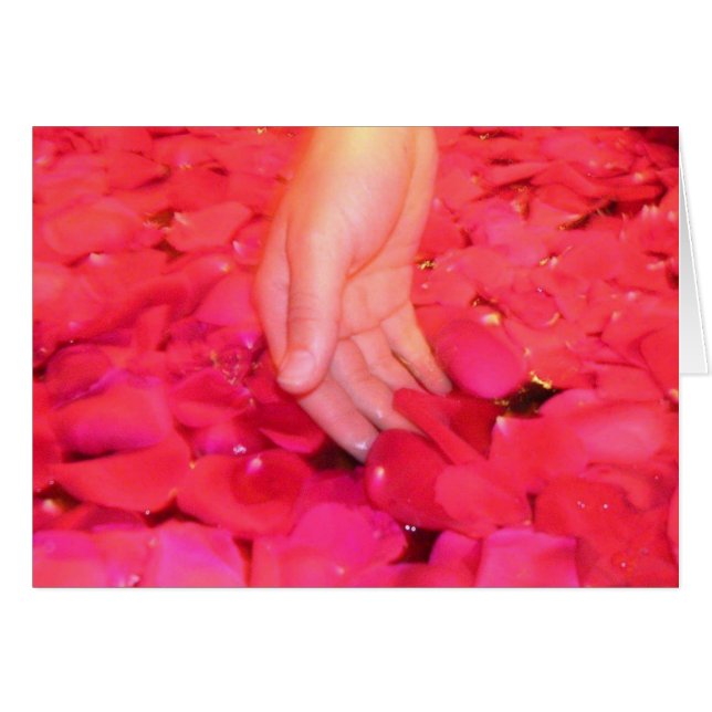 Cartes douces de pétales (Devant horizontal)