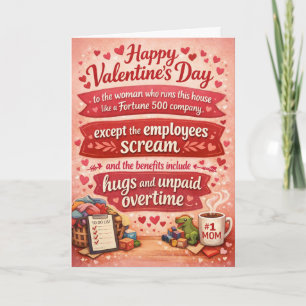 Cartes drôles de la Saint-Valentin pour les mamans