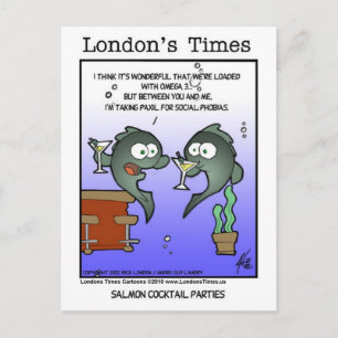 Cartes Drôles de Saumons Déprimés Mugs & Cadeaux
