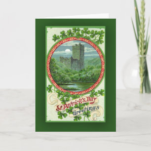 Cartes du jour de St Patrick avec le château
