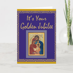 Cartes du jubilé d'or de la religieuse catholique