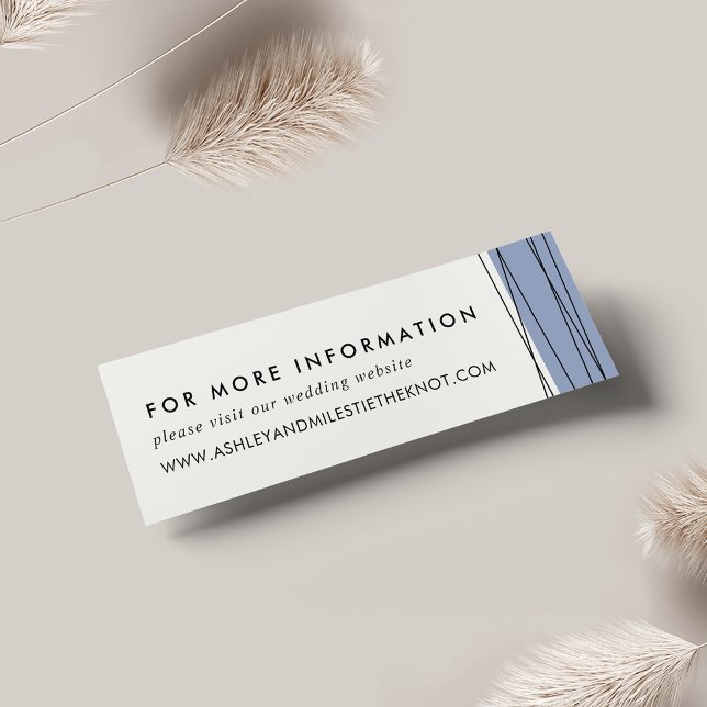 Cartes du site Web Mariage de la ligne | Acier ble (Créateur téléchargé)