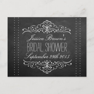 Cartes élégantes de recette de Fête de la mariée