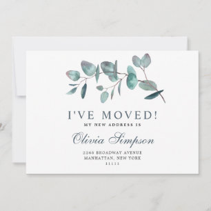 Cartes Elégantes Eucalyptus Moving Faire-part
