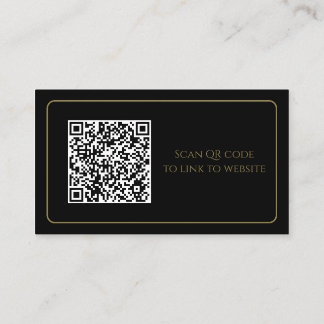 Cartes élégantes pour boîtier noir et or (Dos)