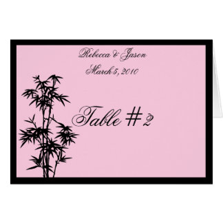 Cartes en bambou roses de tente de Tableau