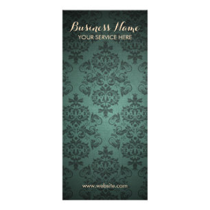 Cartes en rack Arrière - plan Damask Turquoise Cla