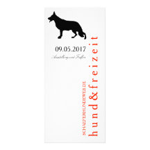 Cartes en rack pour chien berger