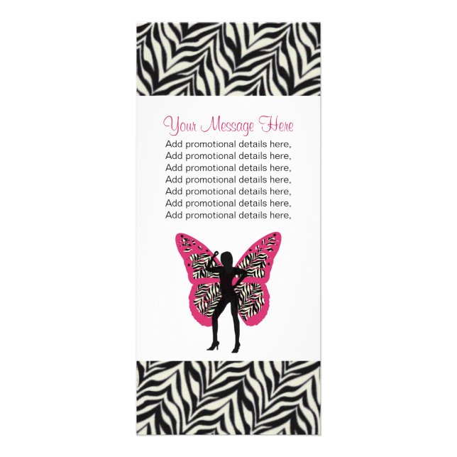 Cartes en rack pour papillons et zèbres (Devant)