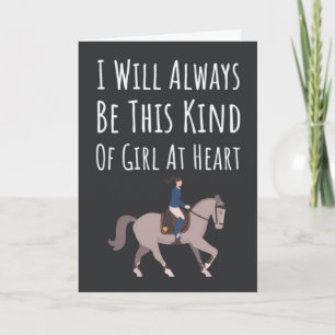 Cartes équestres pour fille amatrice de chevaux sa