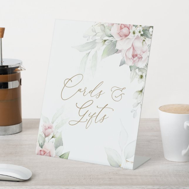 Cartes et cadeaux Blush & Eucalyptus Panneau de la (In SItu)