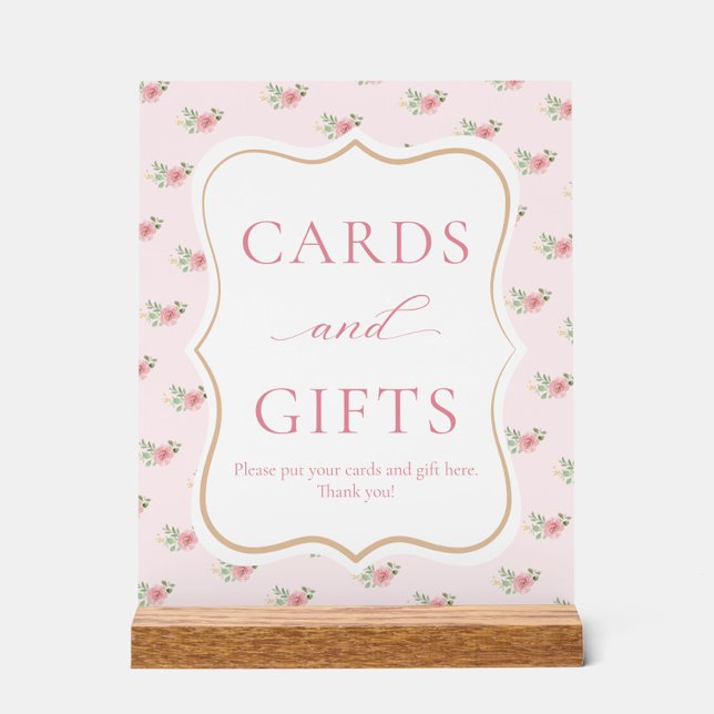 Cartes et Cadeaux de Fête de Fiançailles Fleuris d (Créateur téléchargé)