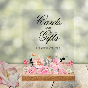 Cartes et cadeaux de Fêtes des mariées florales ro