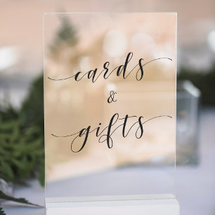 Cartes et Cadeaux de Mariage de Calligraphie Moder