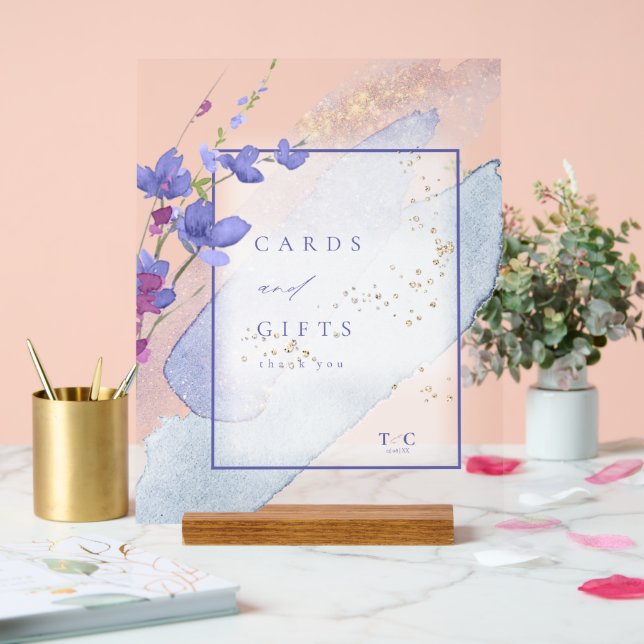 Cartes et cadeaux de mariage fleurs sauvages Peri  (Mariage)