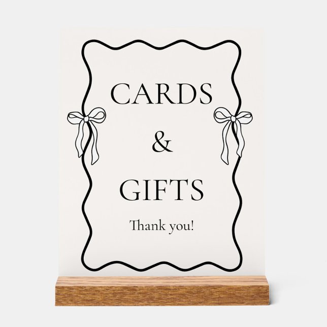 Cartes et Cadeaux de Réception de Mariage Noir Att (Créateur téléchargé)