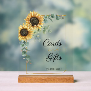 Cartes et cadeaux de tournesol Eucalyptus Mariage